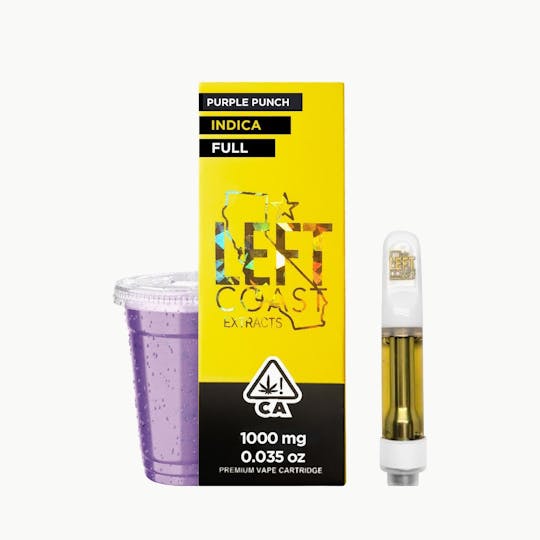LEFT COAST - Purple Punch - 1G Cartridge - 1