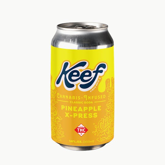Keef Brands - Keef Classic Soda Pineapple X-Press - 25mg - 1
