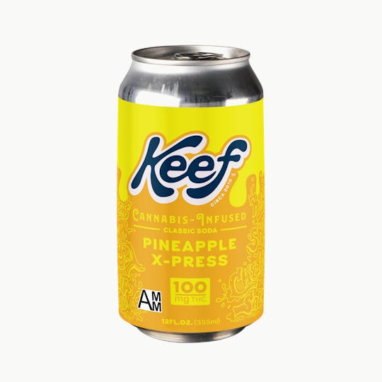 Keef Brands - Keef Classic Soda Pineapple X-Press - 100mg MED - 1