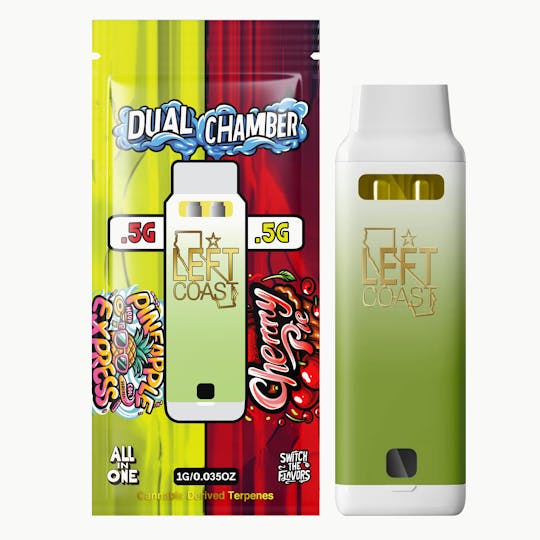 LEFT COAST - Left Coast - 1G Dual Chamber - Pineapple Express / Cherry Pie - 1