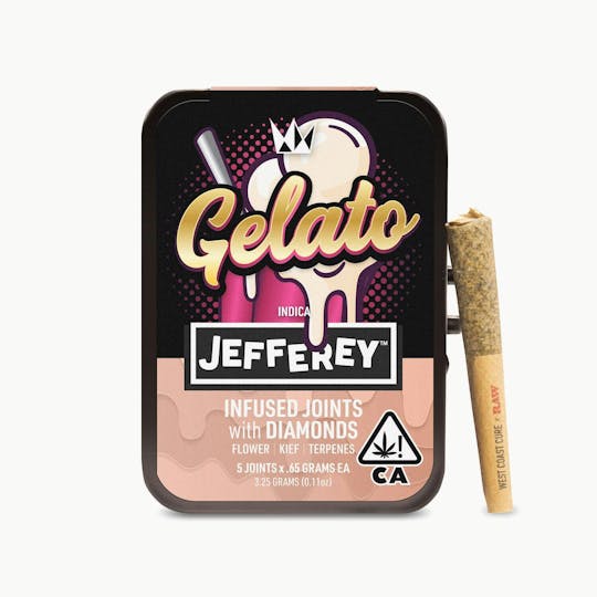 West Coast Cure - Gelato - Jefferey Infused Joint .65g 5 Pack - 1