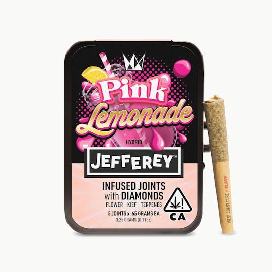 West Coast Cure - Pink Lemonade - Jefferey Infused Joint .65g 5 Pack - 1