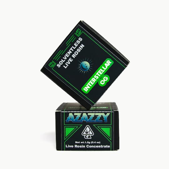 Azazzy - Azazzy -Solventless Live Rosin Badder 1.0G Jar - Interstellar OG Tier 2 (I) - 1