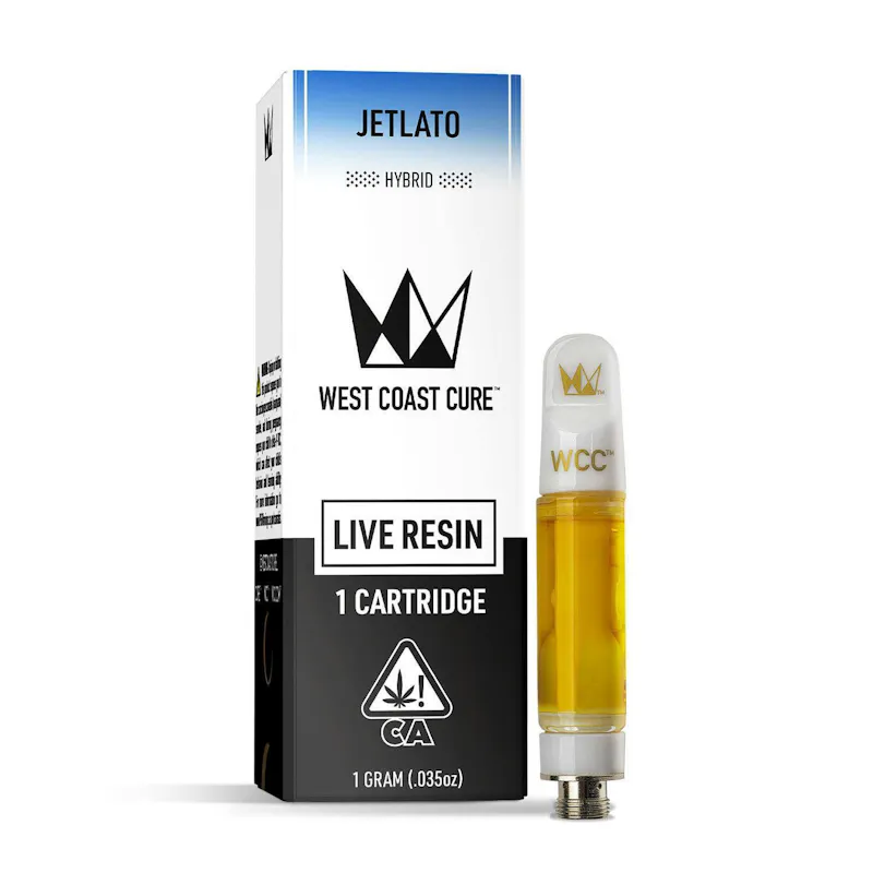 West Coast Cure Jetlato Live Resin Cartridge -1g