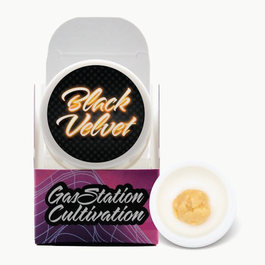 Gas Station Cultivation - Black Velvet Cured Resin Badder 1G - 1