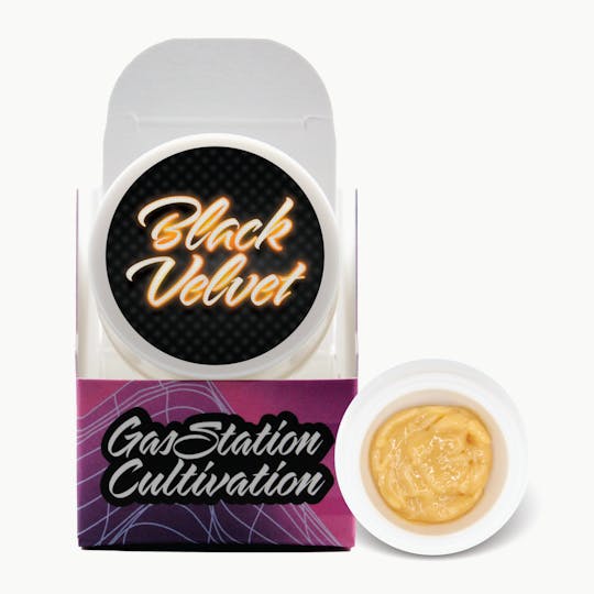 Gas Station Cultivation - Black Velvet Cured Resin Badder 3.5G - 1