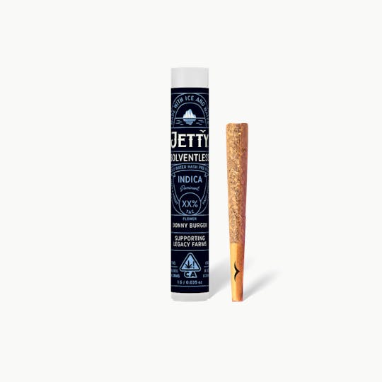 Jetty Extracts - Donny Burger Cold Water Hash Infused Pre-Roll 1g - 1