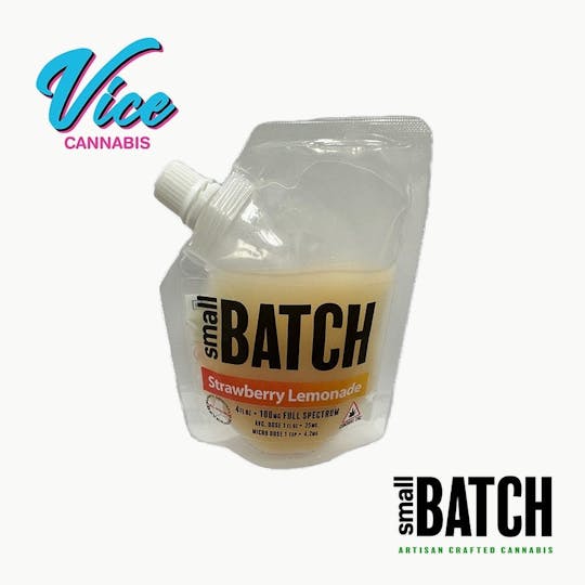 Vice Cannabis - Small Batch: Strawberry Lemonade Juice Drink 100mg - 1