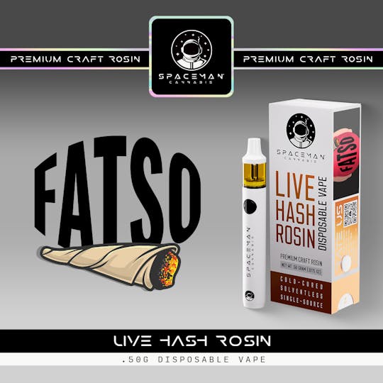 Spaceman Cannabis - Spaceman - .5g Live Hash Rosin Disposable Vape - Fatso - 1