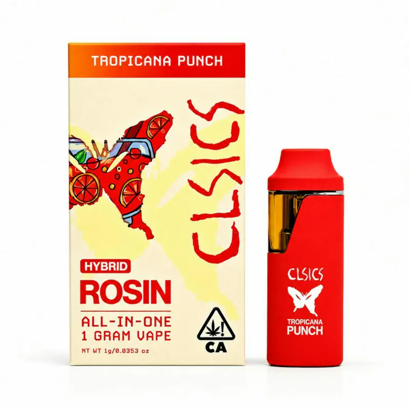 CLSICS - Tropicana Punch - Live Rosin All in One Vape - 1g disposable
