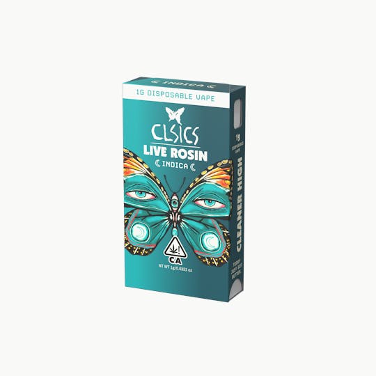 CLSICS Rosin & Rosin Infused Pre Rolls - Velvet Dream - LIVE ROSIN ALL IN ONE VAPE 1g - 1