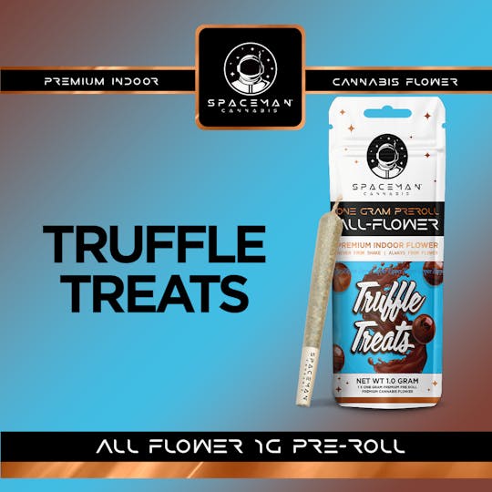 Spaceman Cannabis - Spaceman - 1g All-Flower Pre Roll - Truffle Treats - 1