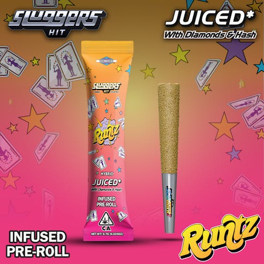 Sluggers Hit - Sluggers - Infused Preroll - 0.7g 1pk - Runtz - 1
