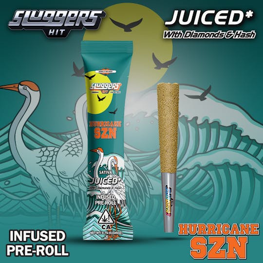 Sluggers Hit - Sluggers - Infused Preroll - 0.7g - Hurricane SZN - 1