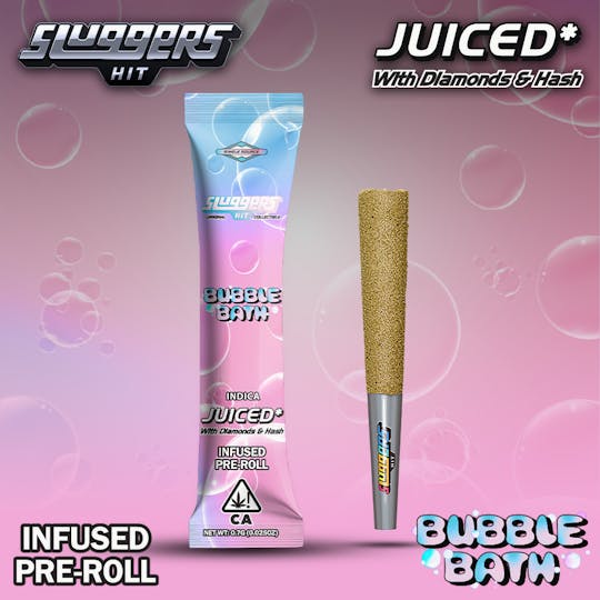 Sluggers Hit - Sluggers - Infused Preroll - 0.7g - Bubble Bath - 1