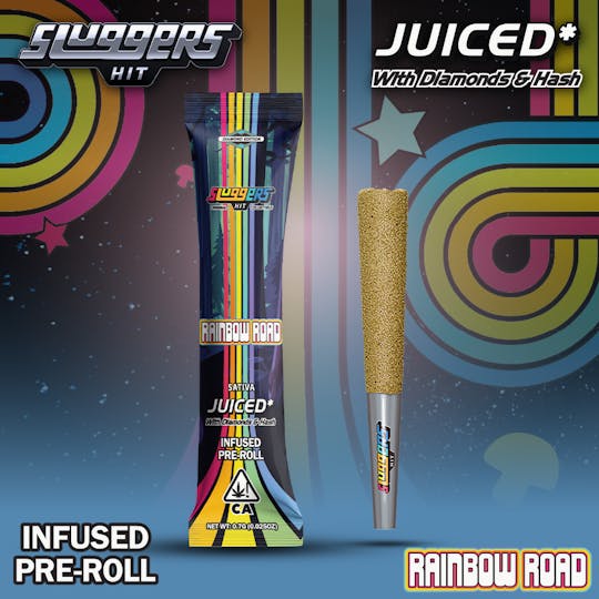 Sluggers Hit - Sluggers - Infused Preroll - 0.7g - Rainbow Road - 1