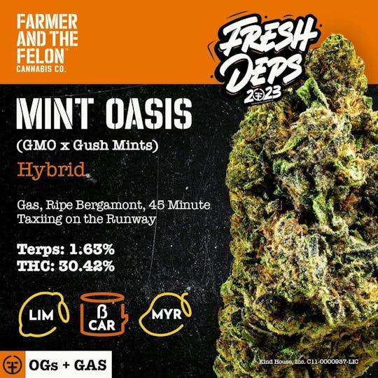Farmer and the Felon - Farmer and the Felon | Flower Mint Oasis 1/8oz - 1