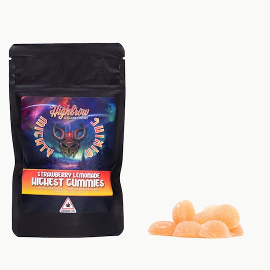 Highbrow - Highbrow/Mighty Viking Strawberry Lemonade Highest Gummies 1500mg - 1