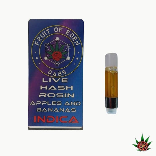 Eden Rose Processing - Eden Rose Live Hash Rosin Cart 1g - Apples & Bananas (Indica) - 1