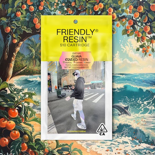 Friendly Brand - Guava | Sativa | 1g Cured Resin Cartridge - 1