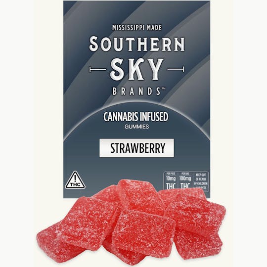 Southern Sky Brands - Strawberry Gummies 100mg - 1