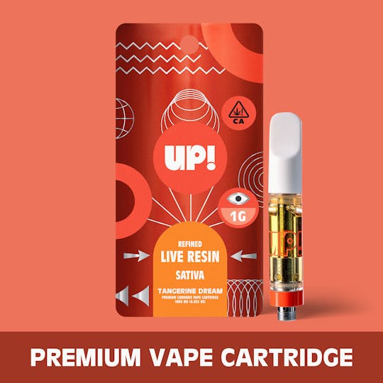 UP! - Tangerine Dream (Indica) Live Resin Cartridge 1g - 1