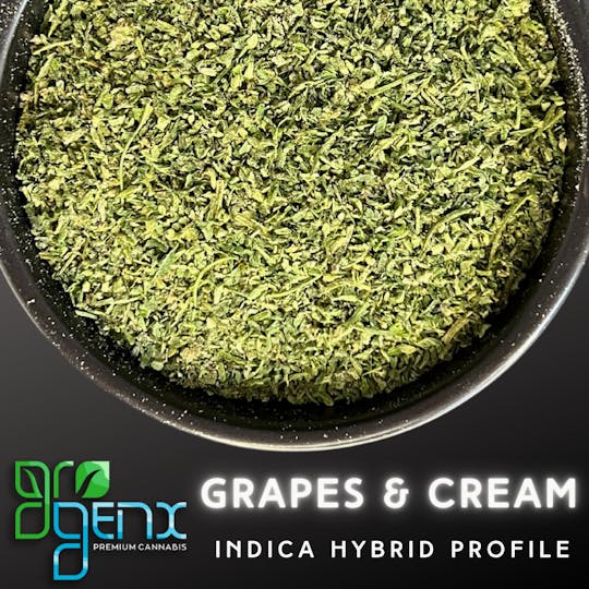 GroGenx - GroGenx - SHAKE/TRIM (BULK) - GRAPES & CREAM - 1
