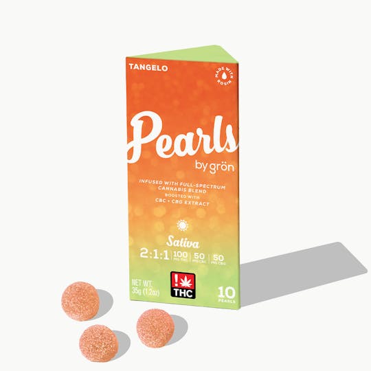 Grön Edibles - 2:1:1 Tangelo Pearls - Sativa - THC/CBC/CBG - 1