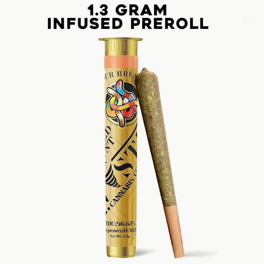 Kush Gardens - Twisted Infused Preroll 1.3g - Sour Breath - 1