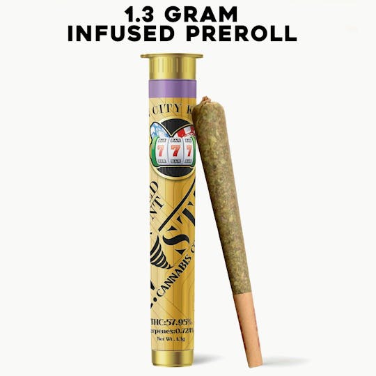 Kush Gardens - Twisted Infused Preroll 1.3g - Sin City Kush - 1