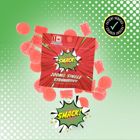 710Trading - SMACK! - Strawberry -SINGLES- 100mg THC - 1
