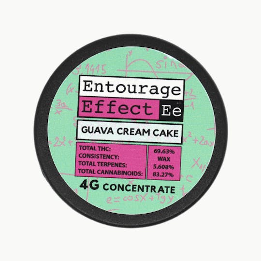 710Trading - Guava Cream Cake - THC Wax Concentrate - 4g Jar - Entourage Effect - 1