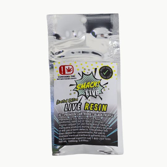 710Trading - Black Truffle Live Resin 1g Cart - SMACK! - 1
