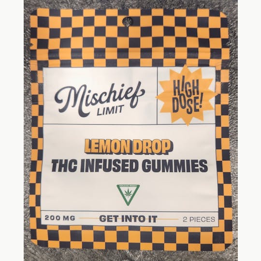 Mischief - Mischief Limit - Lemon Drop | Gummies | 200mg - 1