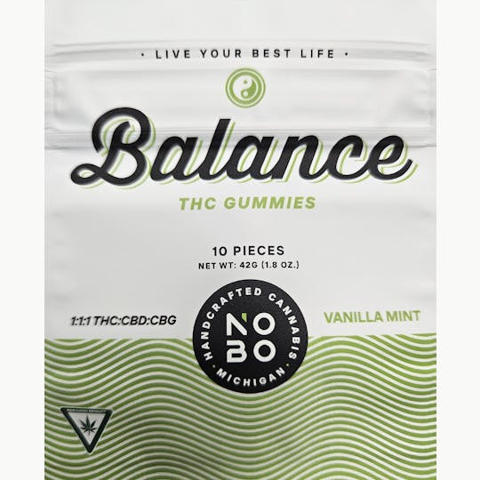 NOBO - NOBO | Vanilla Mint - Balance | Gummies | 200mg - 1
