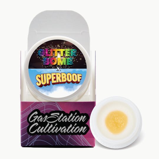 Gas Station Cultivation - Glitter Bomb x Superboof Cured Sugar & Sauce 1G - 1