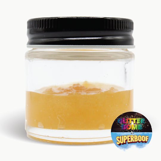 Gas Station Cultivation - Glitter Bomb x Superboof Cured Sugar & Sauce 14G Baller Jar - 1
