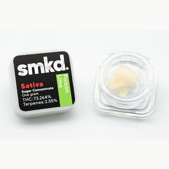 Kush Gardens - SMKD Concentrate 1g - Poison Lime (Sugar) - 1