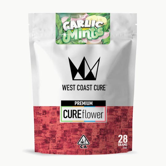 West Coast Cure - Garlic Mints - 28G Premium Flower - 1