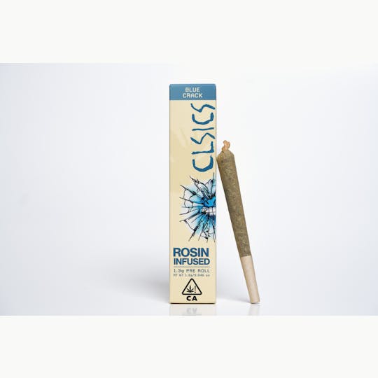 CLSICS Rosin & Rosin Infused Pre Rolls - Blue Crack - 1.3g Rosin Infused Pre Roll - 1