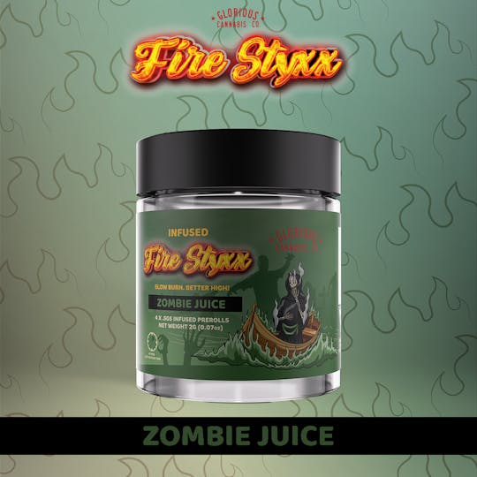 Glorious Cannabis Company - Fire Styxx 4x.5G | Zombie Juice | Glorious Cannabis Co. - 1