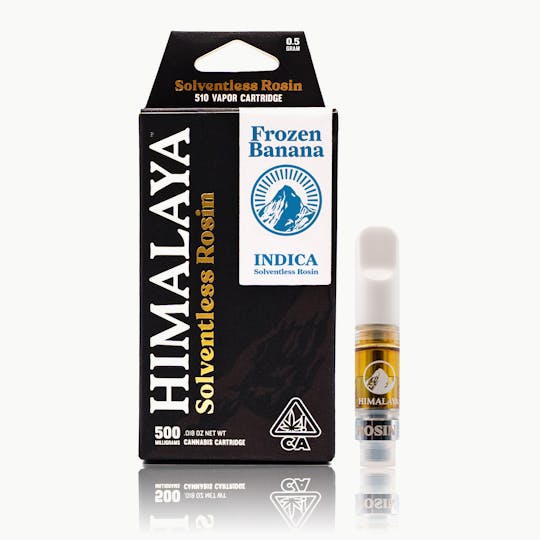 HIMALAYA - Frozen Banana (Solventless Rosin) Cartridge - .5G - 1