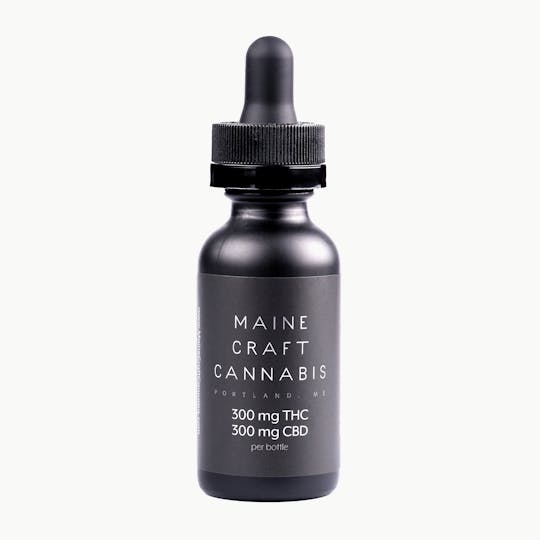 Maine Craft Cannabis - 600 mg RSO Tincture - 1:1 THC:CBD - 1