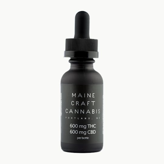 Maine Craft Cannabis - 1200 mg RSO Tincture - 1:1 THC:CBD - 1