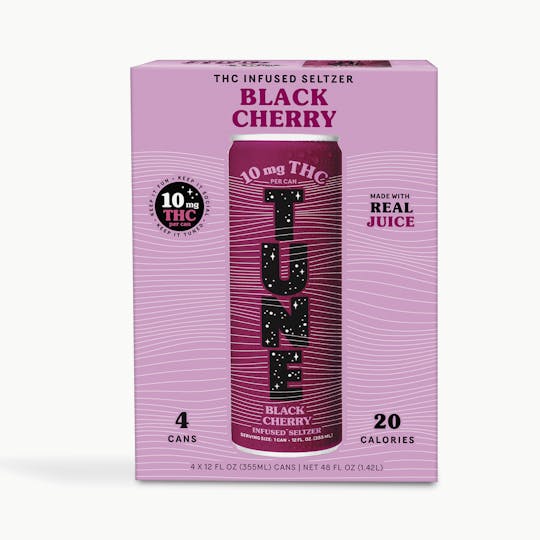 Tune - Black Cherry | 10mg Infused Seltzer | 4pk - 1