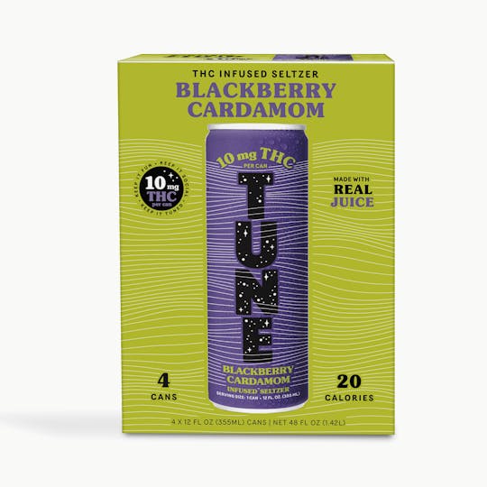 Tune - Blackberry Cardamom | 10mg Infused Seltzer | 4pk - 1