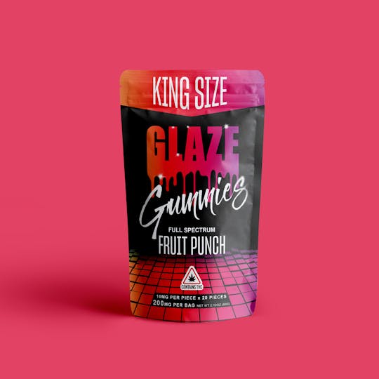 Glaze - Glaze | Full Spectrum | Fruit Punch Gummies | 200mg - 1