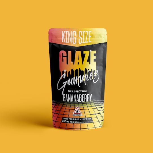 Glaze - Glaze | Full Spectrum | Bananaberry Gummies | 200mg - 1