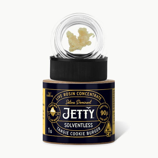 Jetty Extracts - Tangie Cookie Burger Live Rosin Concentrate 1g - 1