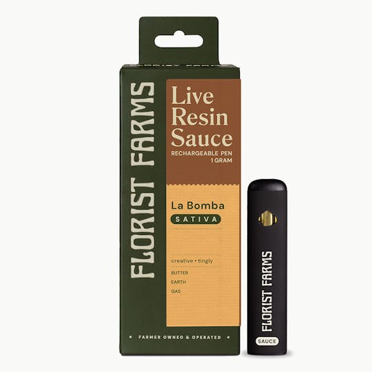 Florist Farms - La Bomba | Live Resin Sauce | Vape Pen | 1 gram - 1